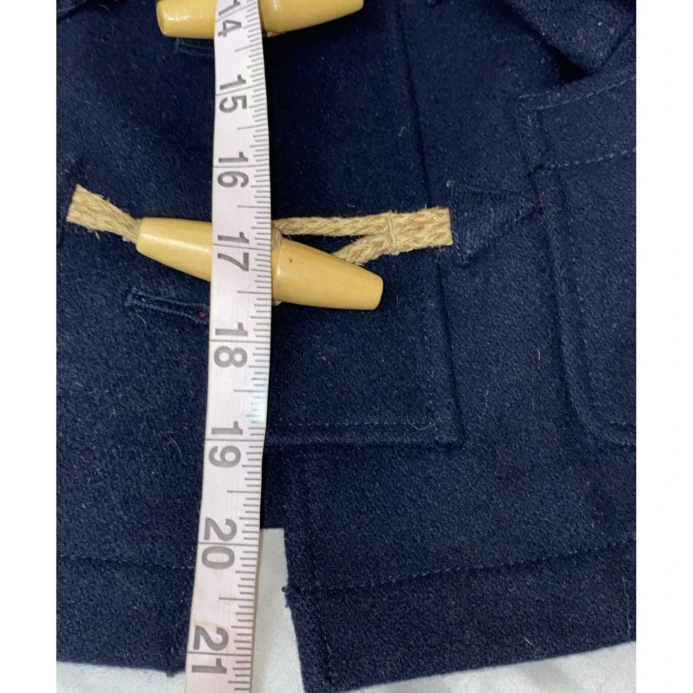 Crewcuts Boys Navy Peacoat Wood Duffel Buttons Size 3‎ Preppy Dress Up J Crew